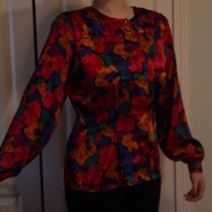 Vibrant Vintage Blouse